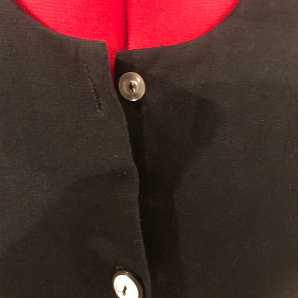 Vintage 1980s Goody Brand Wednesday Adams Style Drop Waist Long-sleeve Dress - Picture 12 of 12